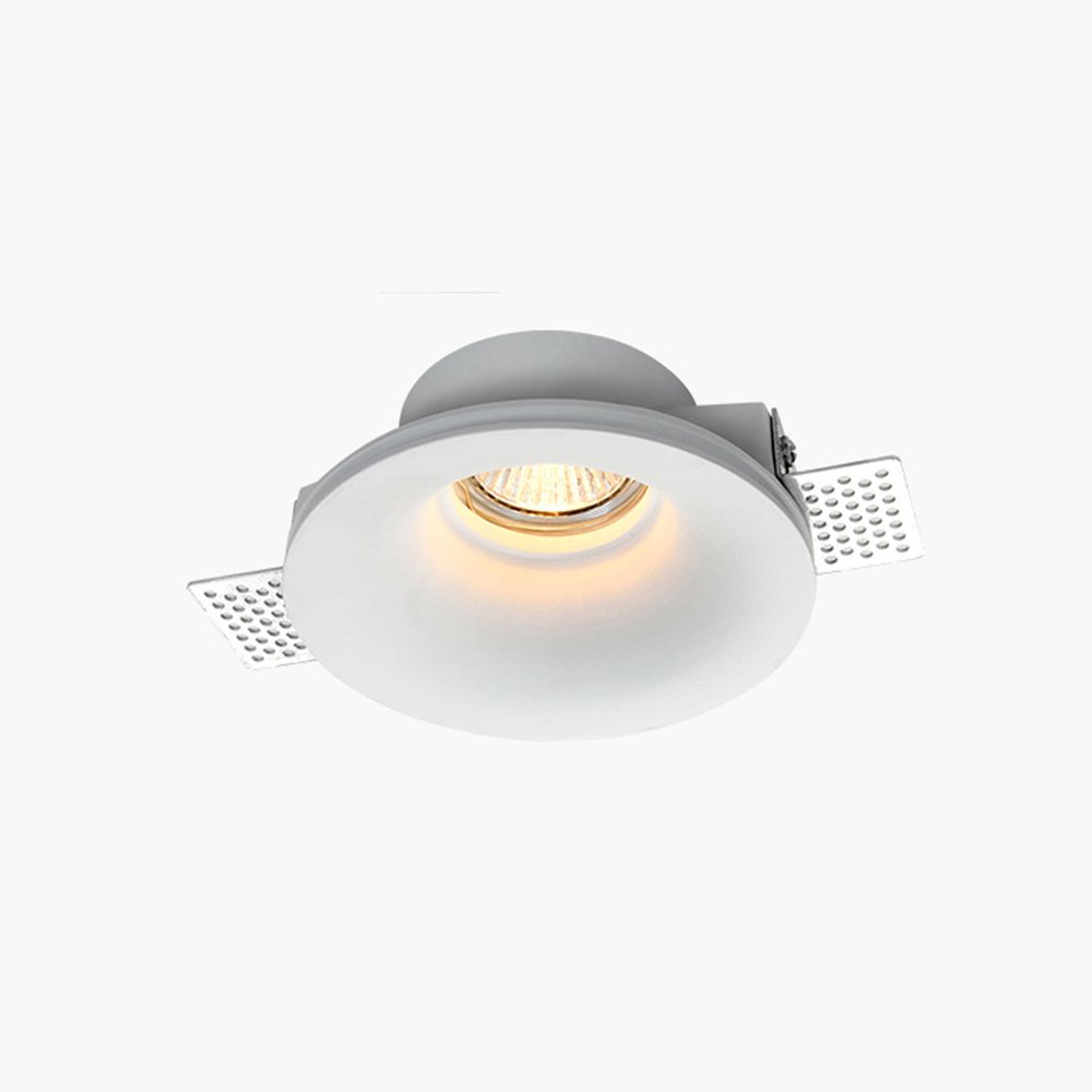 Embedded Gypsum Spotlights LED Embedded Bezel-less Three Color Intelligent Voice APP Dimming Anti-glare Indoor Gypsum Lights