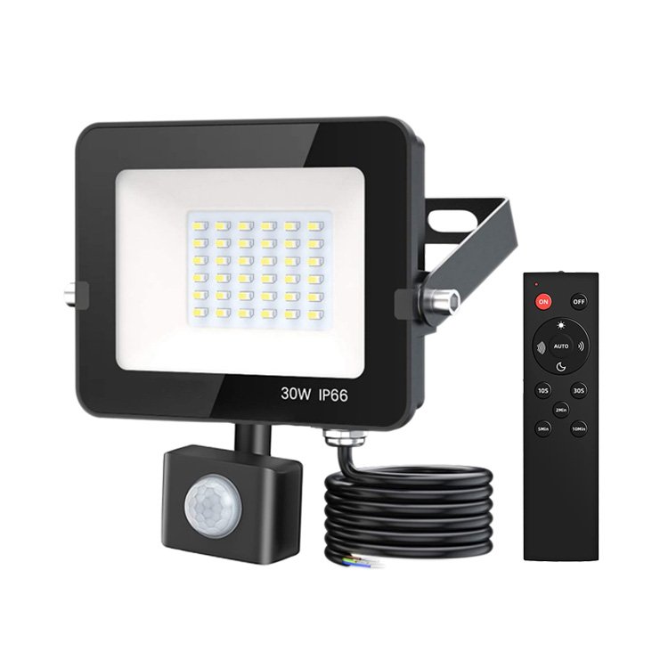 Hot Sales Outdoor Security Lamp Lighting Motion Sensor Reflector Led Garden Floodlights 50W 100w 30w 20w