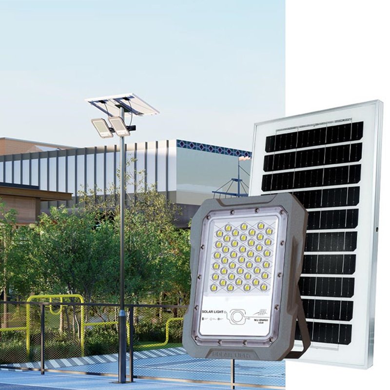 Omsen Integrated Lampe Aluminium Dusk to Dawn Solar Camera Lamp Outdoor With Solar Street Flood Light for Courtyard Garden