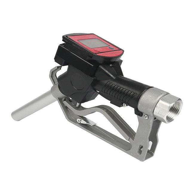 Aluminum Fuel Gasoline Diesel Petrol Nozzle Gun with Digital Fuel Flow Meter Liter or Gallon