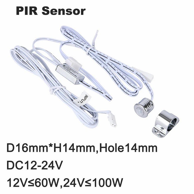 Touch Sensor Switch Hand Sweep Switch 5A 12V 24V IR Motion Sensor Hand Wave Scan Dimmer for LED Closet Cabinet Light Wardrobe