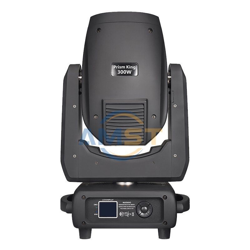 Prism King 300W Beam Moving Head Light New Arrival 2024 4 Kinds of Prisms Beam with LED Ring Circle Strips DMX Control for DJs