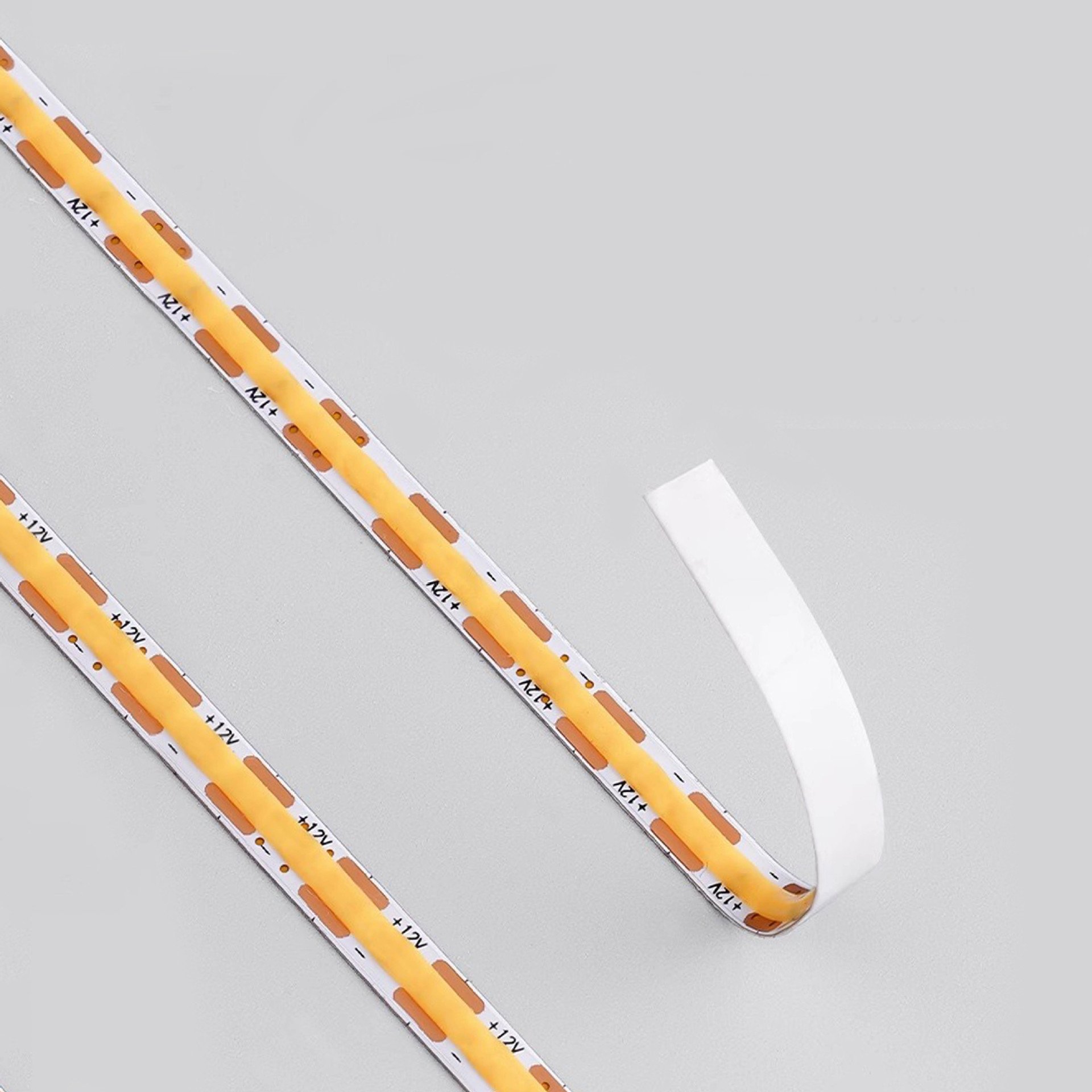 Cabinet Cob Sensing Kit With Adhesive Backing Self-Adhesive No Dark Area Cabinet Bookshelf Display Embedded Light Strip