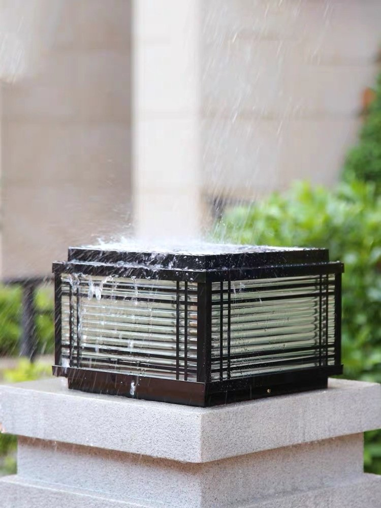 Outdoor Decoration Garden Lawn Channel Landscape Column Light Solar LED Outdoor Light Courtyard Light 3000K