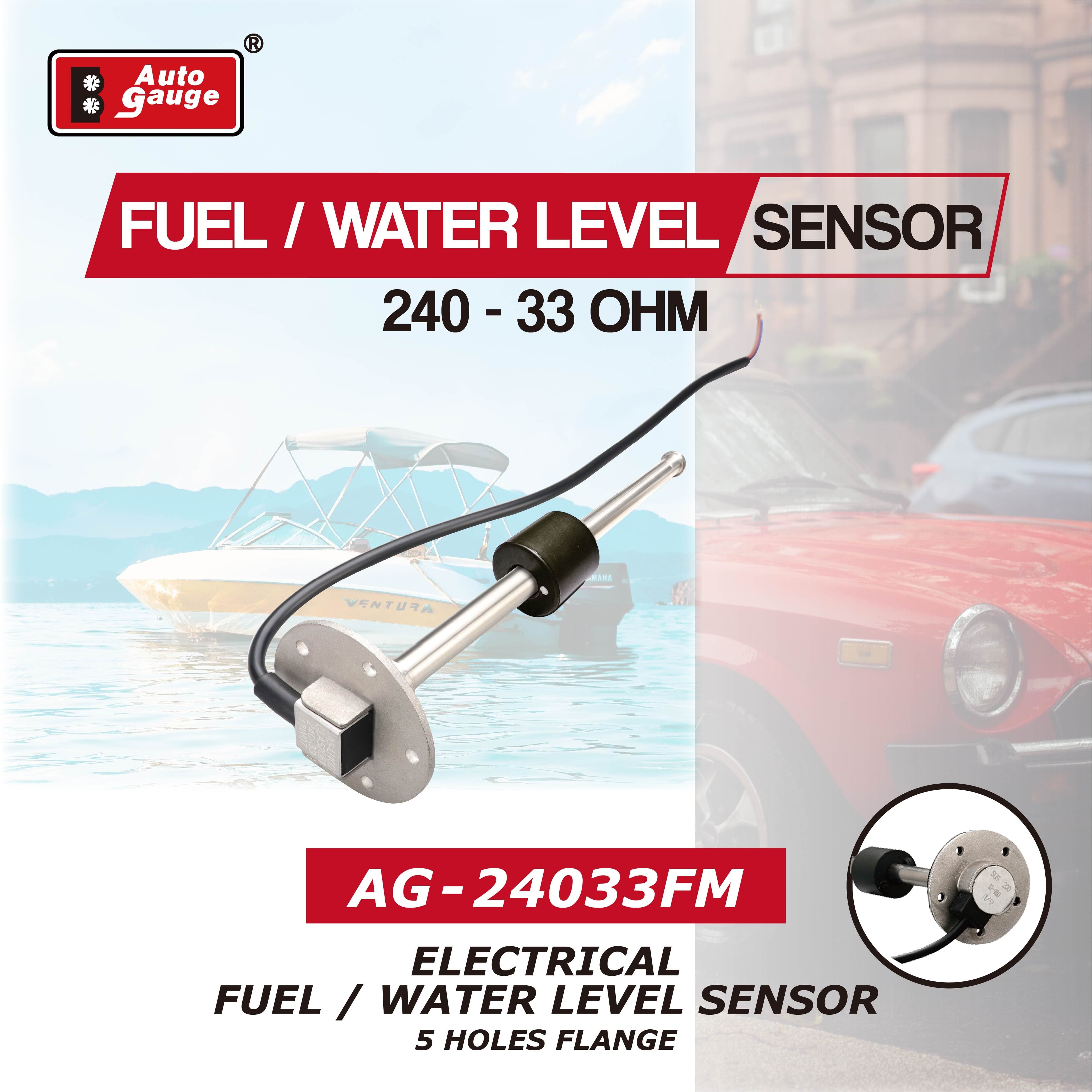 Auto Gauge Electrical Fuel Float Level Sensor Universal Marine Boat Ship Water Tank Level Sensor With 5 Holes 240 33 Ohm Meter