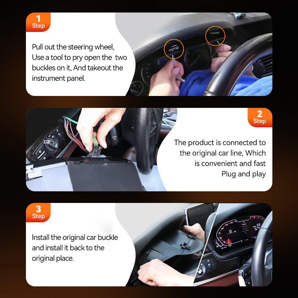 Navihua Wholesale Digital Cluster Instrument for BMW 3 Series F30 F31 Auto Meter Digital Dashboard Panel