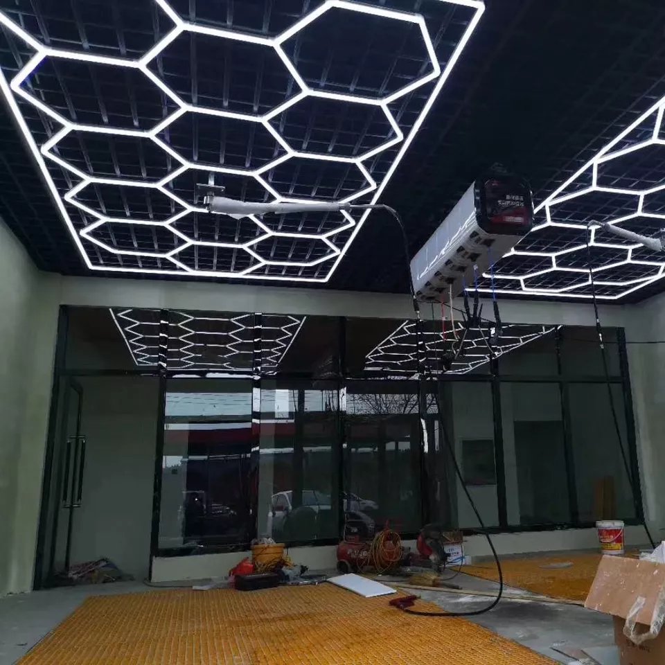 110V Factory Direct Sales Hexagonal Led Light for Garage Ceiling