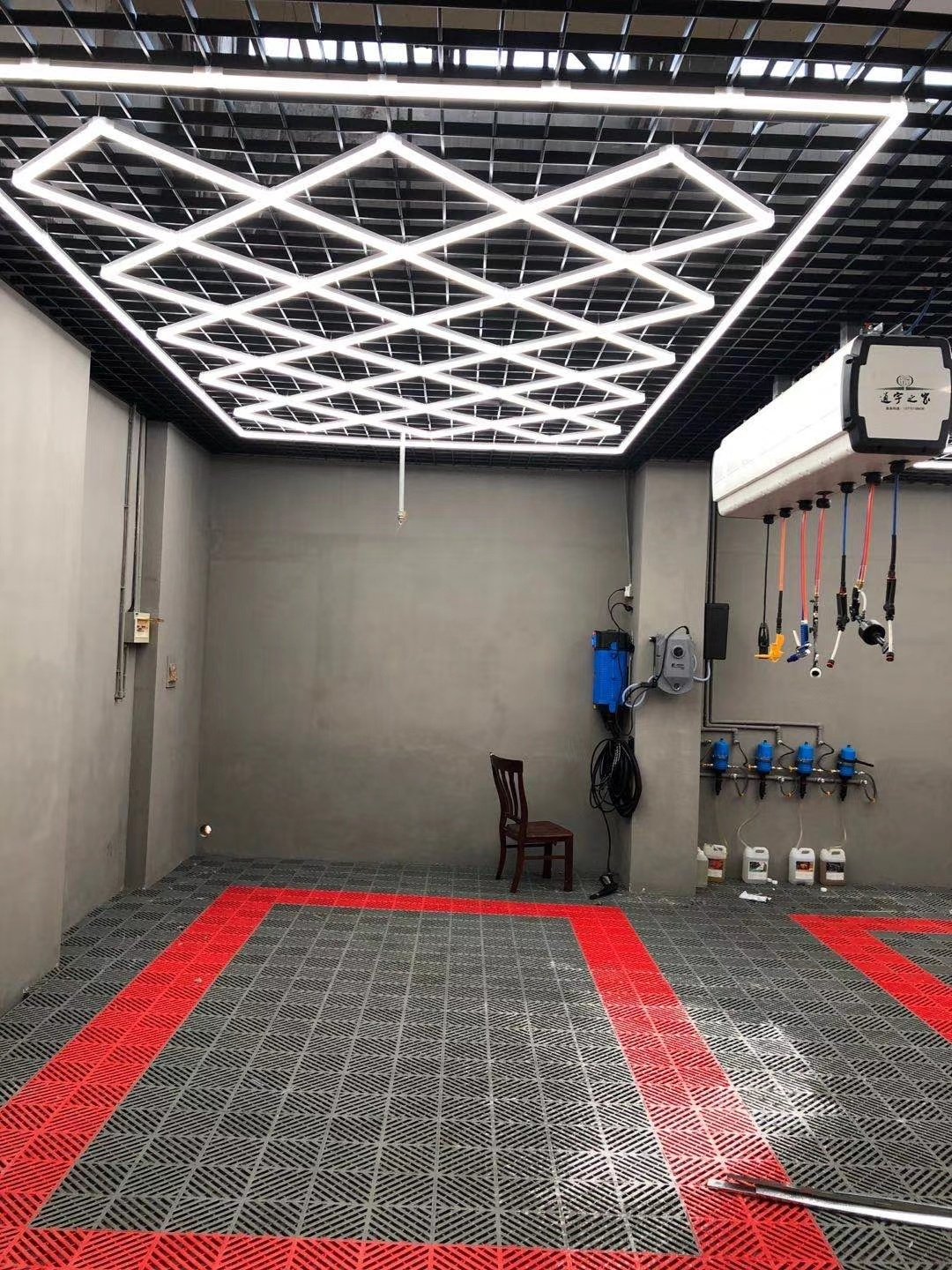 110V Factory Direct Sales Hexagonal Led Light for Garage Ceiling
