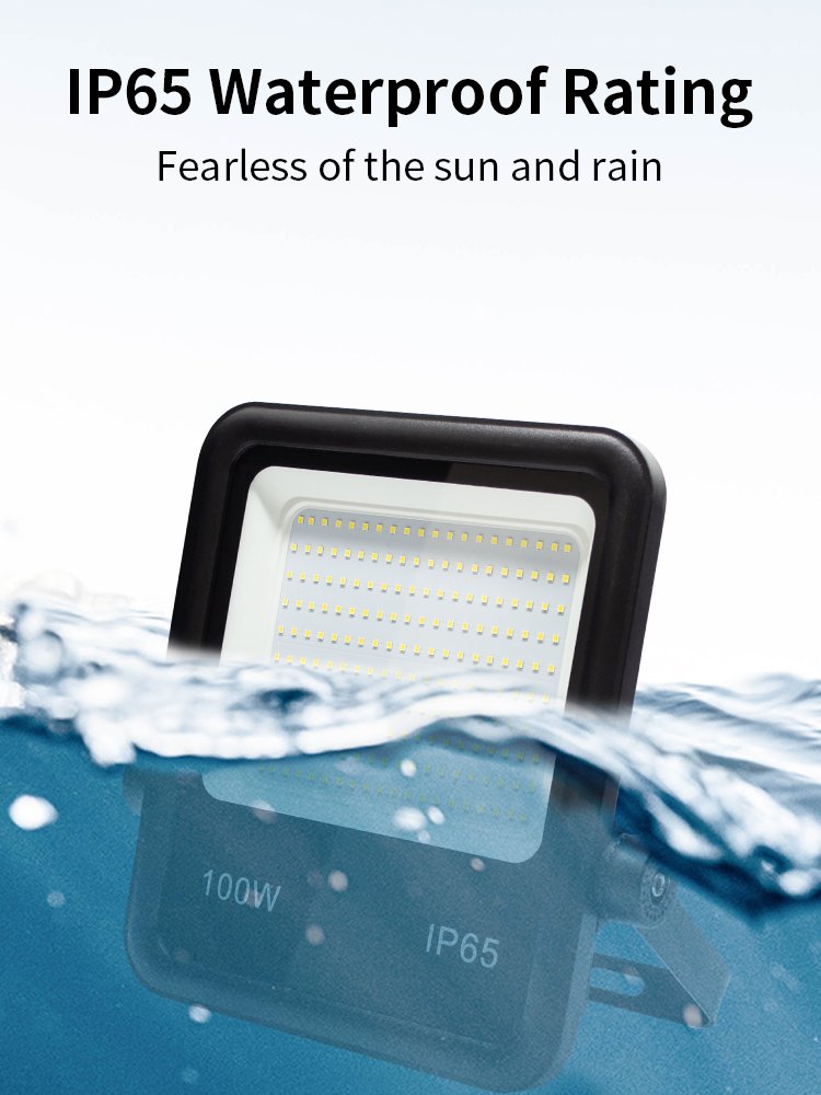 Black White Aluminum Case DC / AC 12v 24 Volts Outdoor Flood Light Led Reflectors Projector Lamp Logo