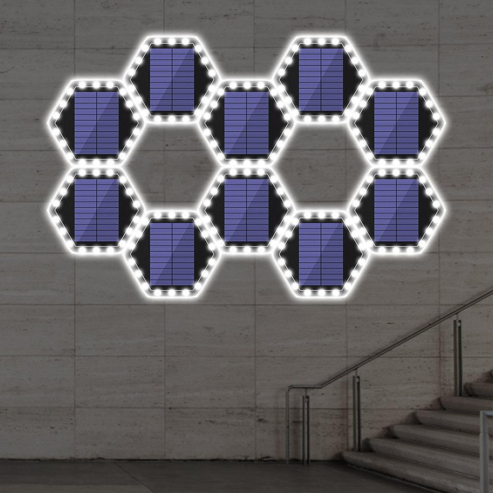 Solar Wall Mounted Lamp Solar Inserted Lawn Underground Light Solar Step Light Decor Garden Walkway Pathway Yard Sidewalk Patio