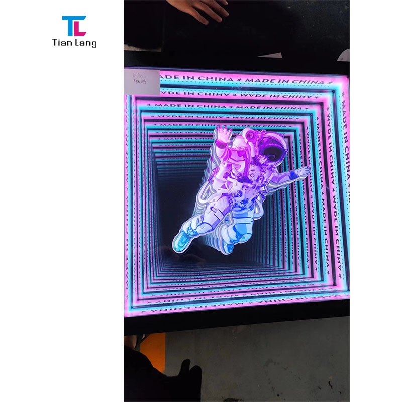 High Quality Cheap OEM ODM Factory Mirror 3D LED Abyss Mirror NEON Abyssal Magic Mirror