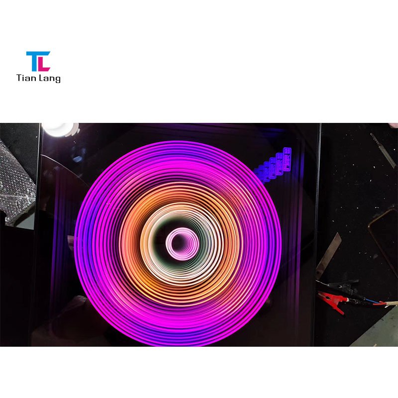 High Quality Cheap OEM ODM Factory Mirror 3D LED Abyss Mirror NEON Abyssal Magic Mirror
