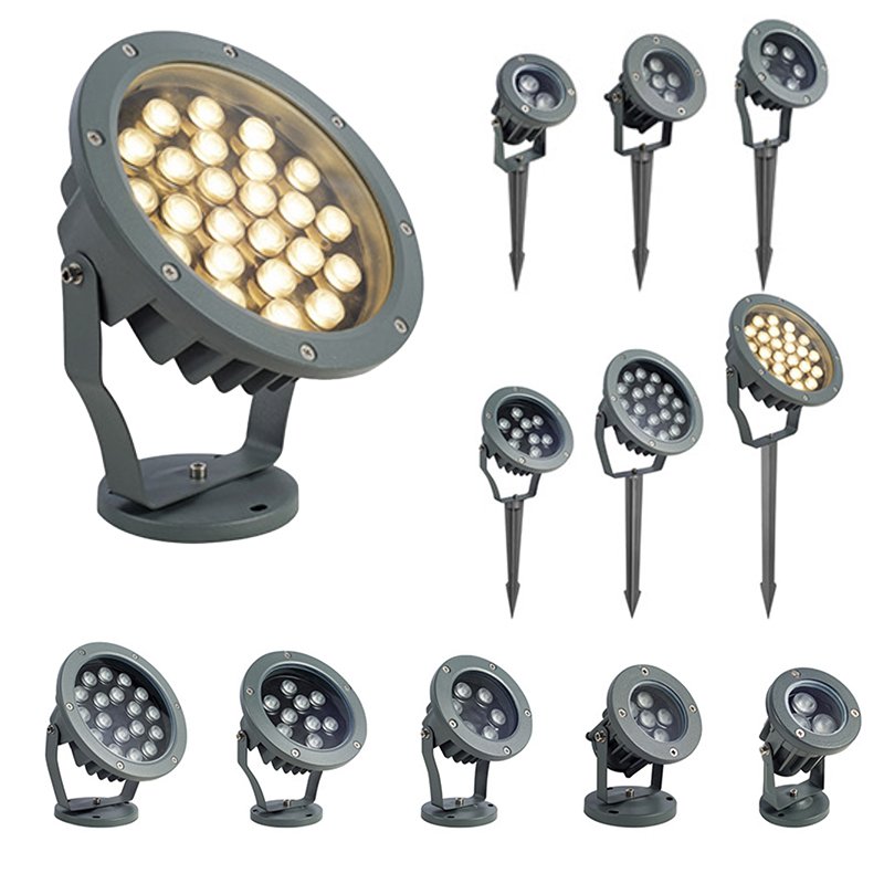 Outdoor Spot LED Spike Garden Decoration Led Lights Spotlight Landscape Lighting with Spiked Stand for Lawn Decorative Lamp