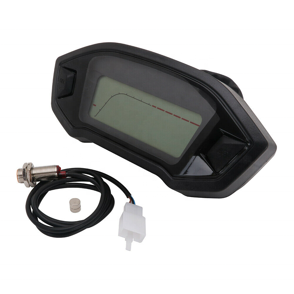 TERFU Motorcycle LCD Digital Instrument Panel Scooter Off-Road Speedometer Brand New Meters