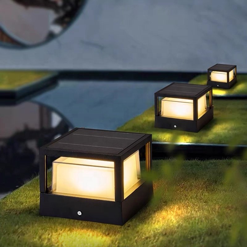 Nordic Garden Villa Post Main Gate Lamp Modern Outdoor Pillar Light Outdoor Courtyard Wall Lamp, Outdoor IP65 Waterproof