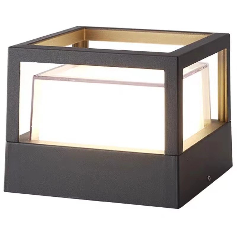 Nordic Garden Villa Post Main Gate Lamp Modern Outdoor Pillar Light Outdoor Courtyard Wall Lamp, Outdoor IP65 Waterproof