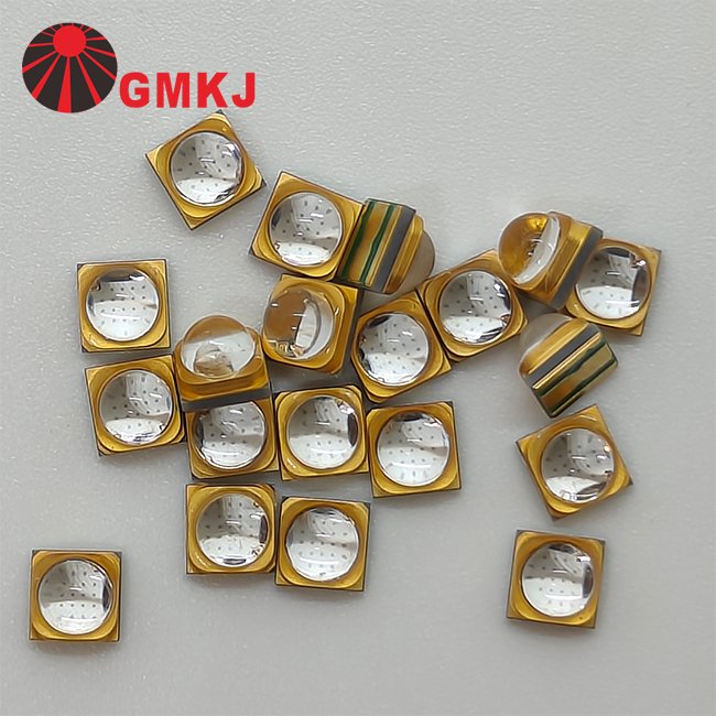 60 Degree Quartz Glass Lens UV Curing 1W 3W 365nm 380nm 390nm 395nm 400nm 405nm 410nm 3535 3838 SMD LED Chip