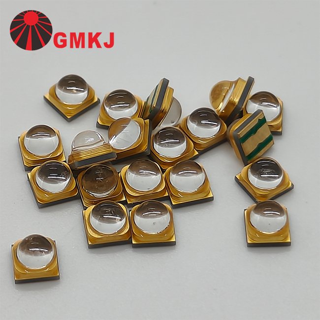 60 Degree Quartz Glass Lens UV Curing 1W 3W 365nm 380nm 390nm 395nm 400nm 405nm 410nm 3535 3838 SMD LED Chip