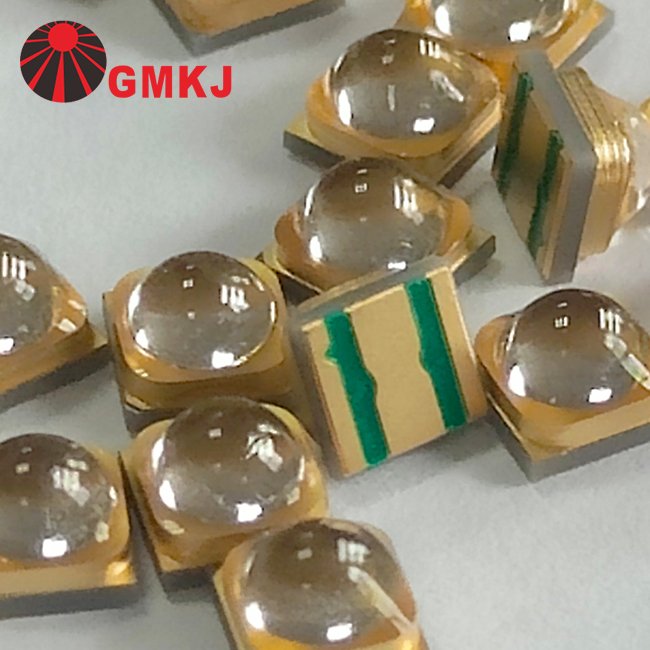 60 Degree Quartz Glass Lens UV Curing 1W 3W 365nm 380nm 390nm 395nm 400nm 405nm 410nm 3535 3838 SMD LED Chip