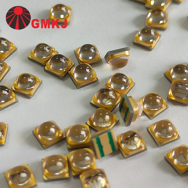 60 Degree Quartz Glass Lens UV Curing 1W 3W 365nm 380nm 390nm 395nm 400nm 405nm 410nm 3535 3838 SMD LED Chip