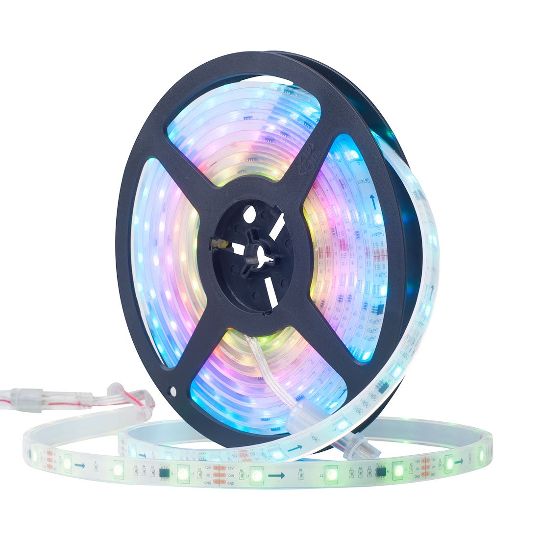 WS2815 DC12V WS2812B WS2813 LED Strip Light RGB Individually Addressable LED Lights Dual Signal 30 60 100 144 LEDs IP30 65 67