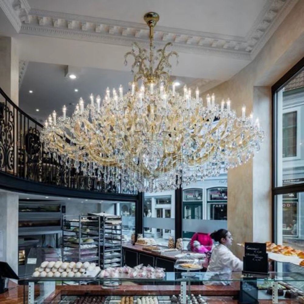 Luxury Hotel Wedding Decor Maria Theresa K9 Crystal Chandelier Lighting Elegant Pendant Chandeliers