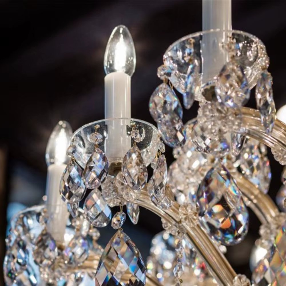 Luxury Hotel Wedding Decor Maria Theresa K9 Crystal Chandelier Lighting Elegant Pendant Chandeliers