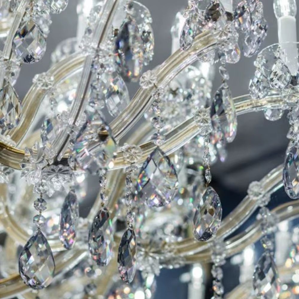 Luxury Hotel Wedding Decor Maria Theresa K9 Crystal Chandelier Lighting Elegant Pendant Chandeliers