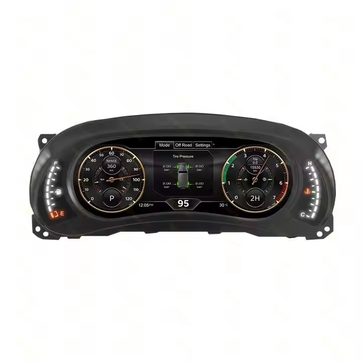 LCD Instrument Cluster for Jeep Wrangler 2011-2018 Car Auto Meter Linux System Speedometer CarPlay Dashboard Digital Cluster