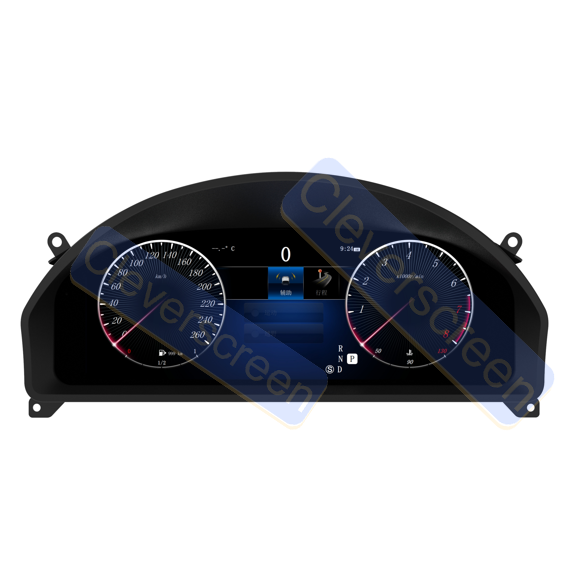 12.3 Inch Car Digital Dashboard Speedometer Display For Mercedes Benz E W207 2010-2012 LCD Instrument Panel Digital