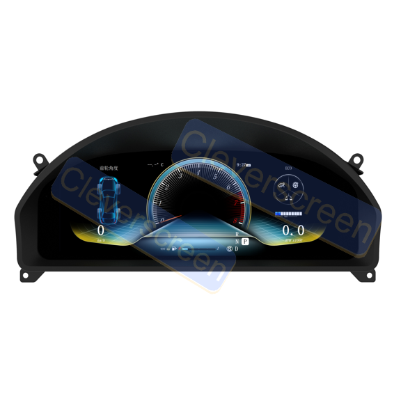 12.3 Inch Car Digital Dashboard Speedometer Display For Mercedes Benz E W207 2010-2012 LCD Instrument Panel Digital