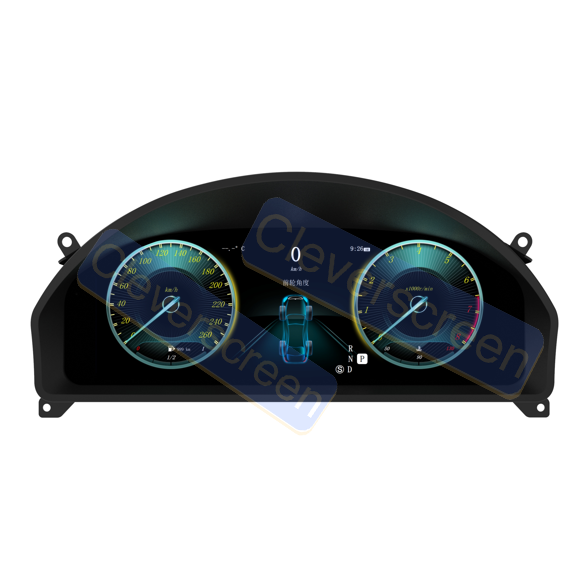 12.3 Inch Car Digital Dashboard Speedometer Display For Mercedes Benz E W207 2010-2012 LCD Instrument Panel Digital