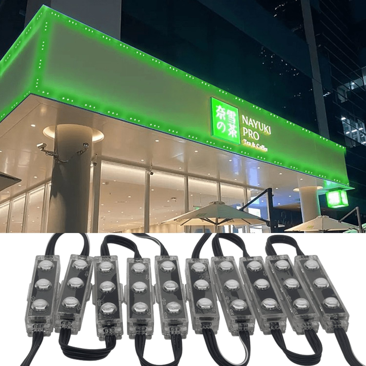 gouly OEM/ODM Outdoor Signs Led Modules 3leds Ip68 Waterproof Led Injection Module