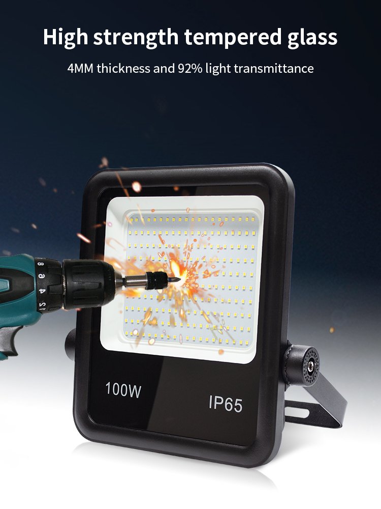Shenzhen Manufacturer Custom Low Power Consumption 100 Watt 300w Led Outdoor Spotlight 12V 24V 48V 100-277V AC or DC