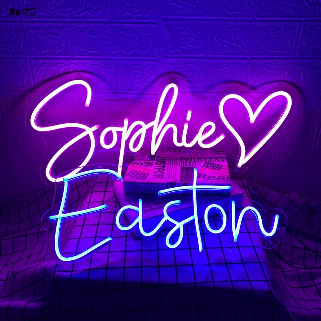 LED Neon Lights USB Switch Brightness Adjustable Wedding Reception Backdrop Neon Signs for Office Gym Gamer Room Decoration