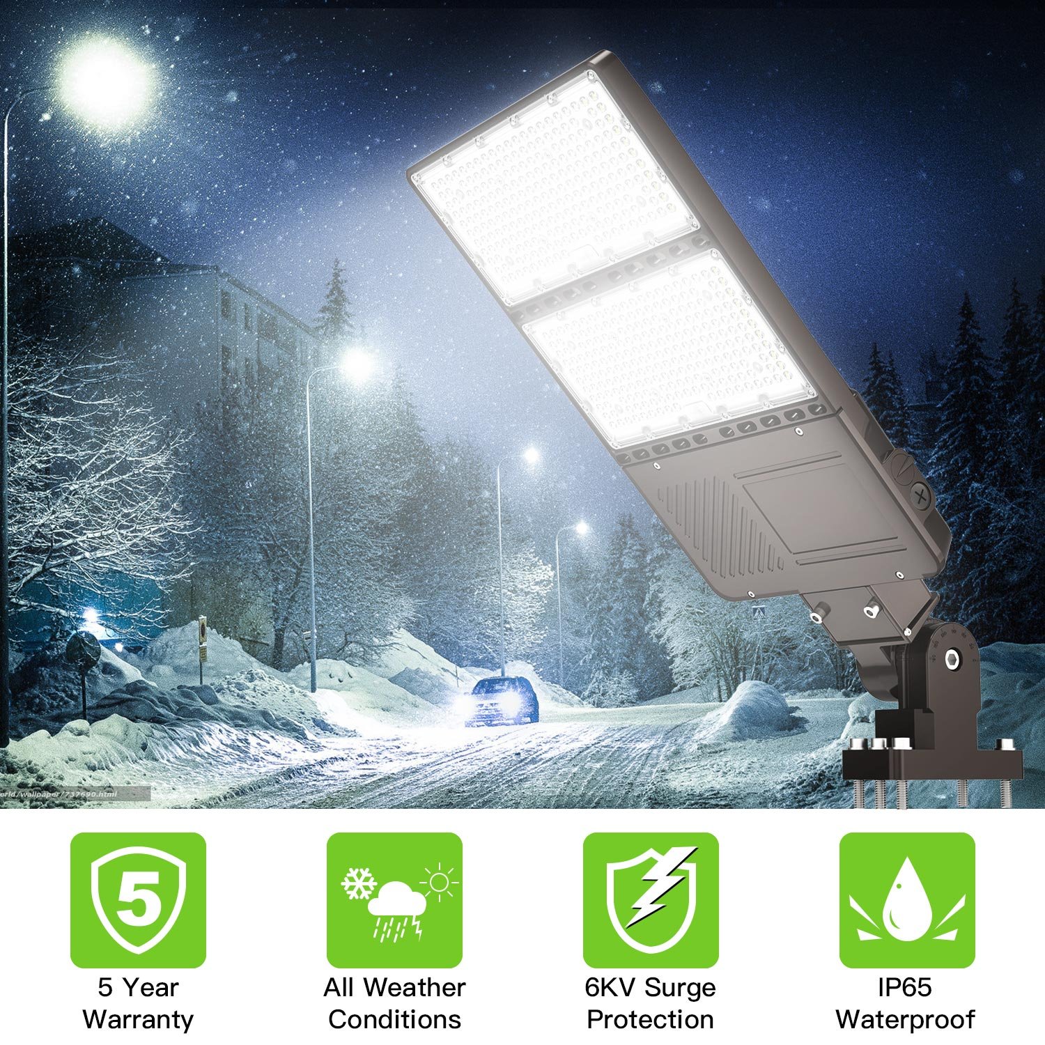Street Lights 277V-480V in Stock Us Canada Led Shoebox Lamp Ip66 100w 150w 200w 240w 300w Led Street Light Parking Lot Lights