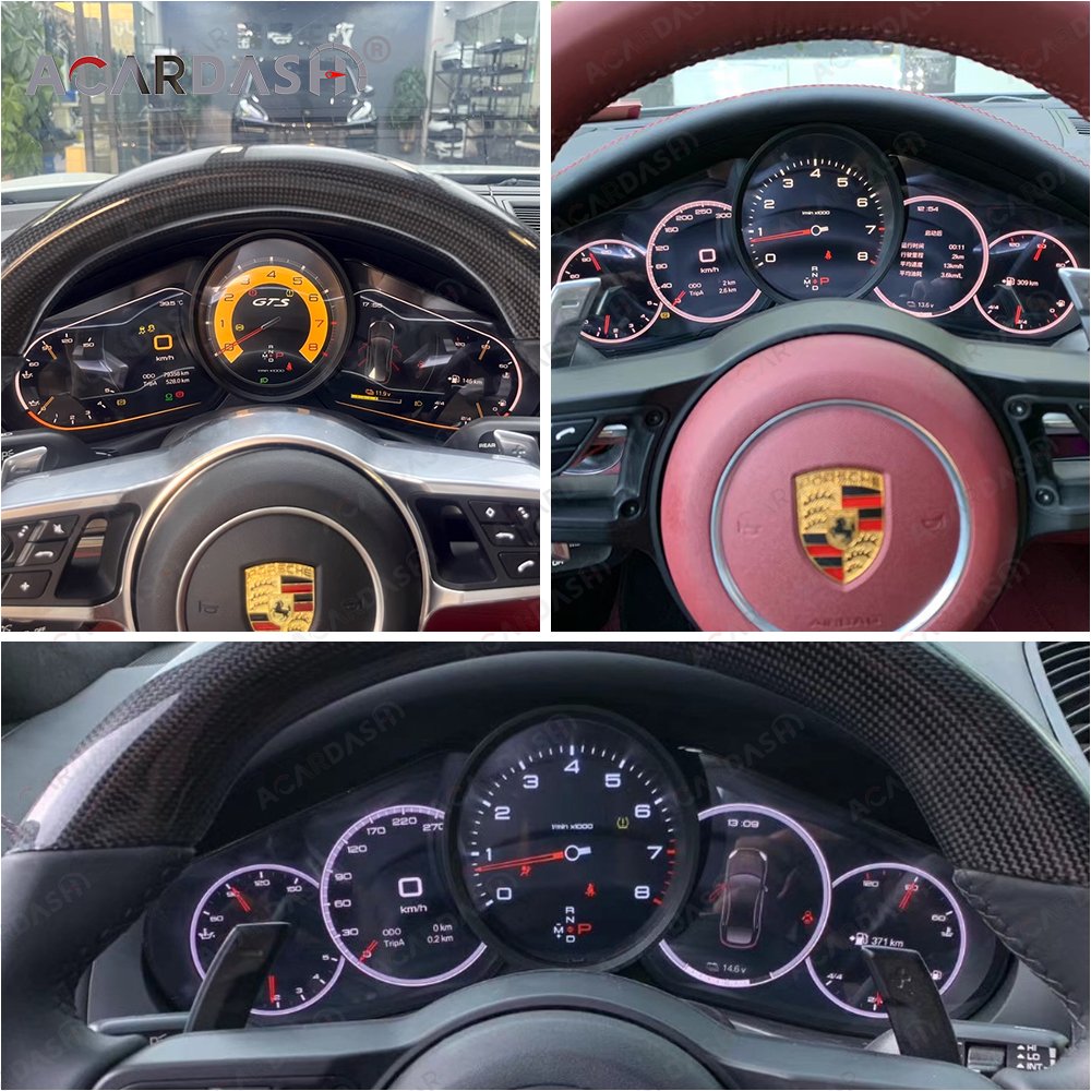 Digital Cluster Virtual Cockpit for Porsche Panamera 970 Gts Turbos 4s 10-17 Multimedia Player Odometer Dashboard Speed Meter