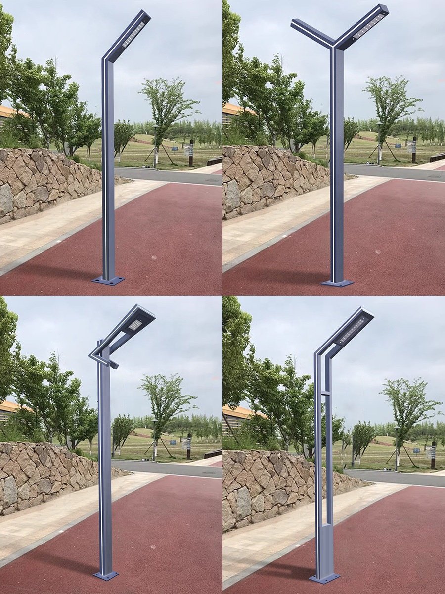 3M 4M 5M Outdoor Aluminum Profile Modern Waterproof Garden Light Landscape Garden Park LED Street Light