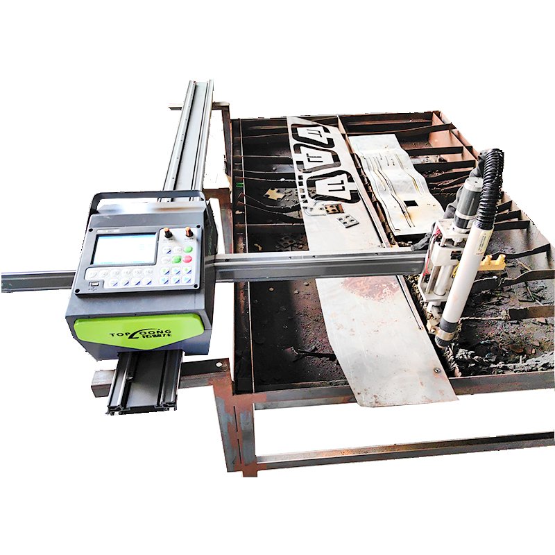 1000 X 1500 mm Portable CNC Plasma Cutting Machine Oxy Flame Torch 1 X 1.5 Meter Effective Nesting Dxf Dwg Cut Drawings Lgk 80a