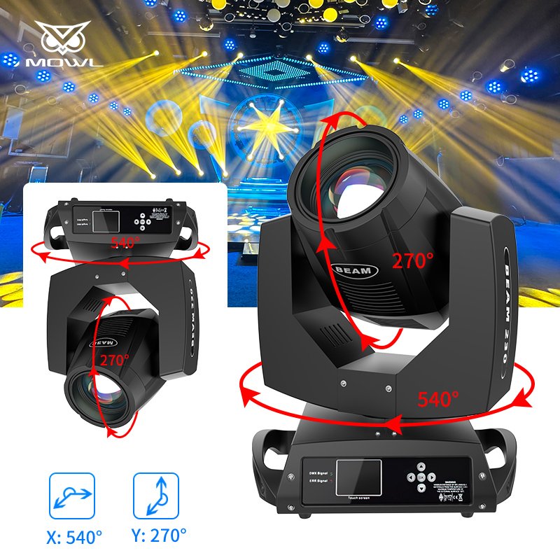 Stage Light DMX Sharpy Beam 230W 7r 230 Moving Head Beam Light for Wedding DJ Disco Club