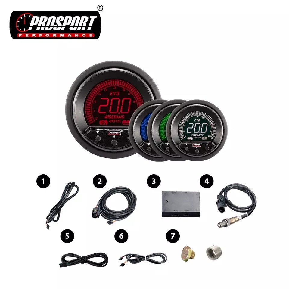 52mm Air Fuel Ratio Gauge SEMA Award Auto Gauge Wideband AFR Cars Vehicles