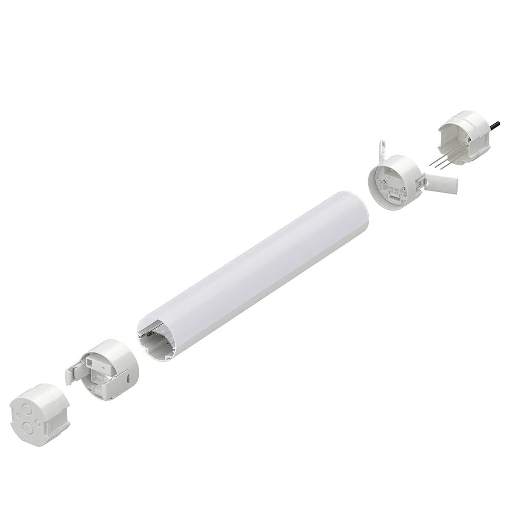 600mm 1200mm 1500mm SMD2835 IP65 Circular LED Waterproof Fixture Three Proof Light Tube Accessories