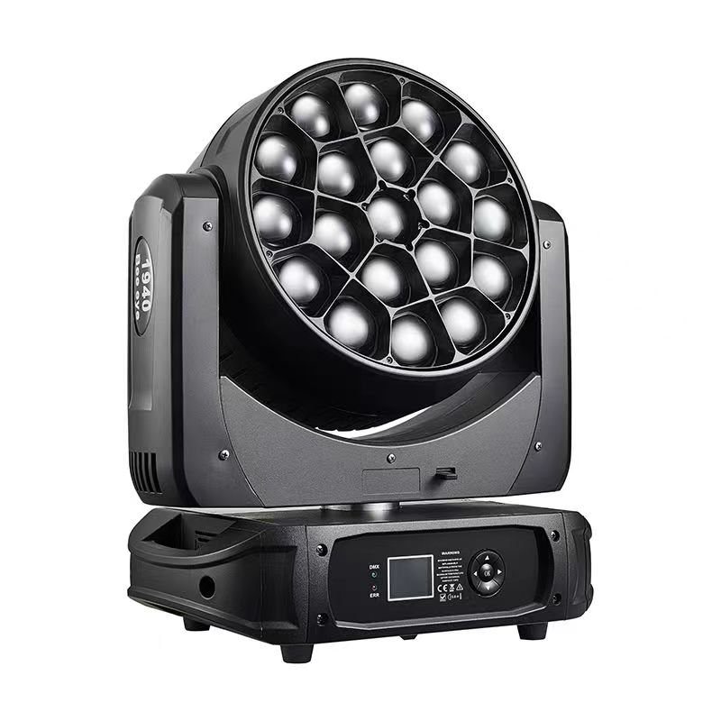 19x40W RGBW Zoom Wash Bee Eye LED Moving Head Led Stage Lights B-eye K15 Wash With Zoom 4.5-45 Degree for Wedding Event Party