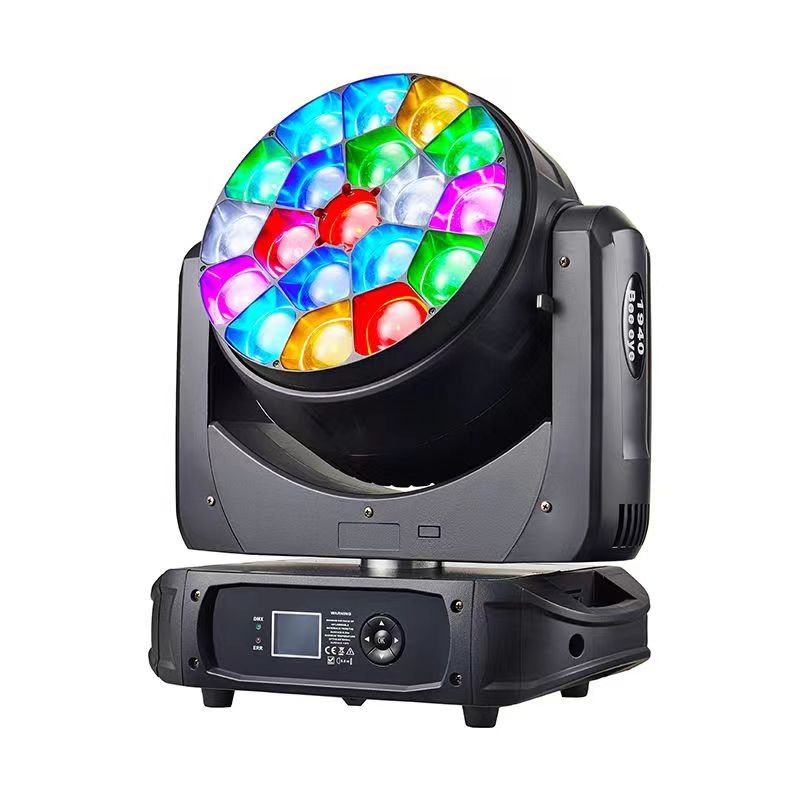 19x40W RGBW Zoom Wash Bee Eye LED Moving Head Led Stage Lights B-eye K15 Wash With Zoom 4.5-45 Degree for Wedding Event Party