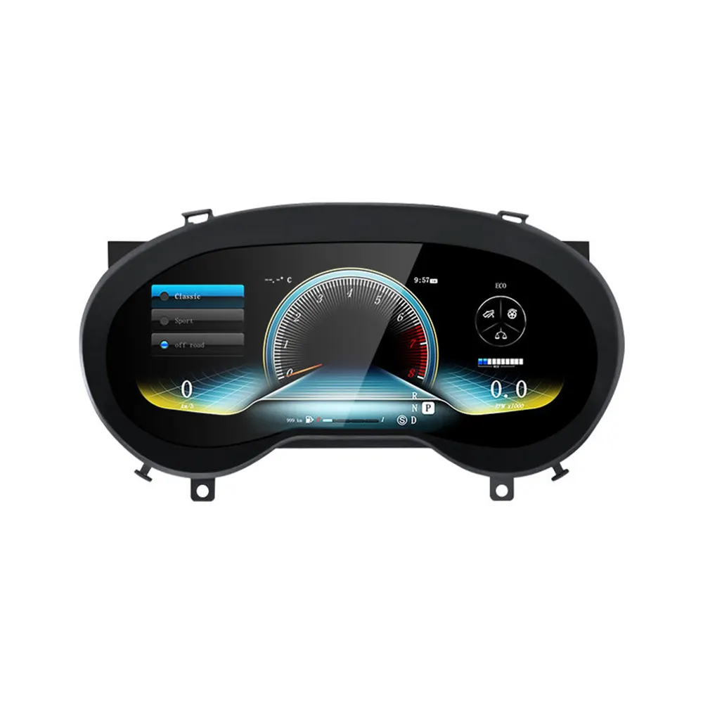 Digital Cluster LCD Speedometer for Mercedes Benz C W205 GLC X205 2015-2018 Multimedia Player Dashboard Speed Meter for Car