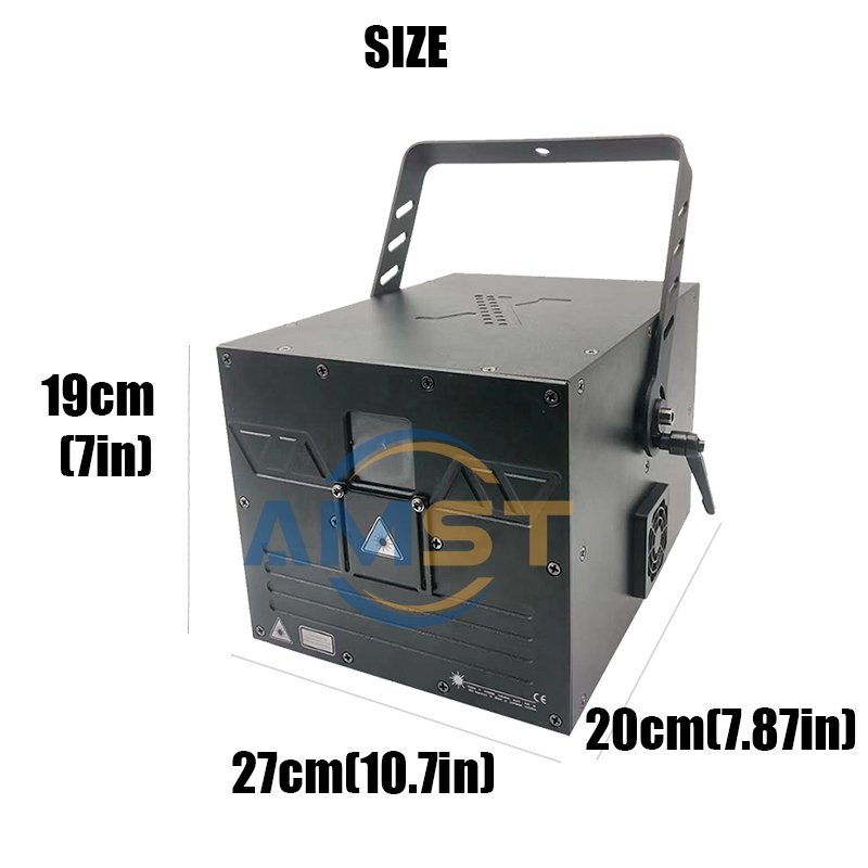 Powerful 5W RGB Disco DJ Laser Lighting DMX 512 for Bluetooth Controlled for Club Holiday KTV Wedding-Stage Party Lighting