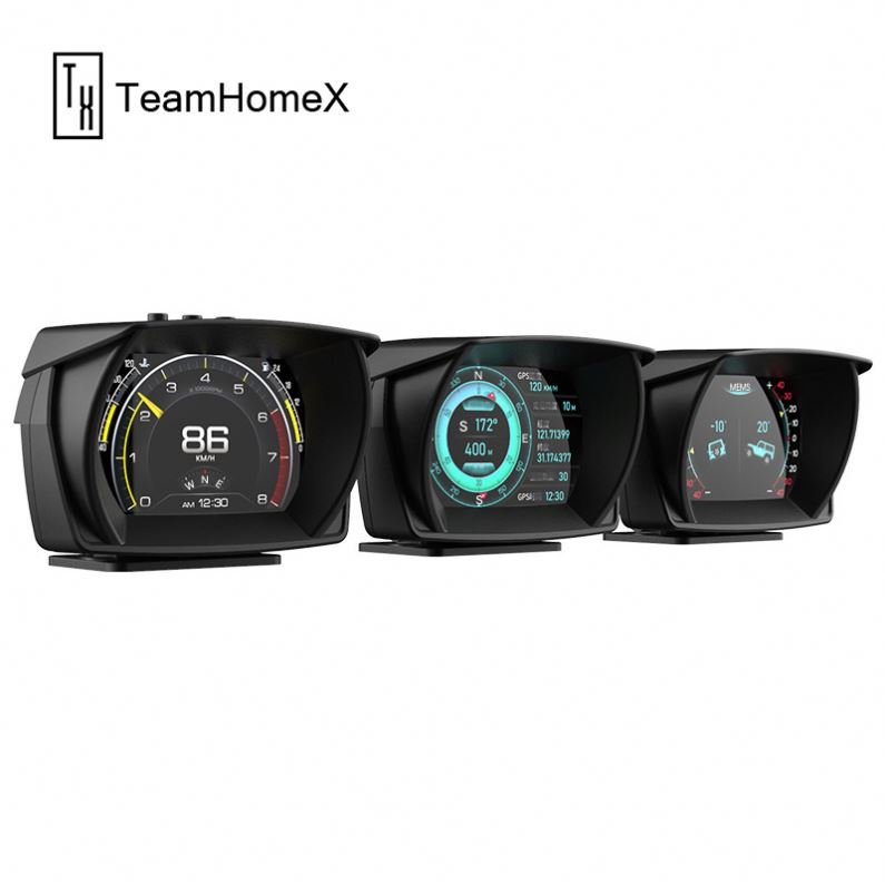 Electric Car Speed Gauge Meter Screen Heads up Digital Display Car Accessories Auto Hud Display LCD Car Speedometer Gps Hud