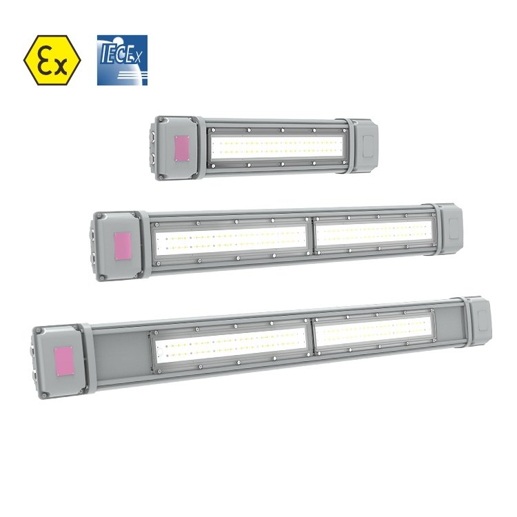 High Quality ATEX IECEX Zone 1 Zone 2 Hazardous Area IP66 Explosion Proof Linear Light 20W/40W/50W/80W
