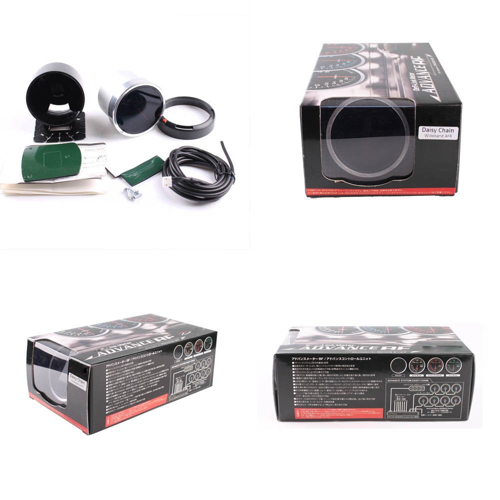 Car Auto 2.5" 60mm 7 Color Defi Advance BF Water Temp Water Temperature Gauge Meter
