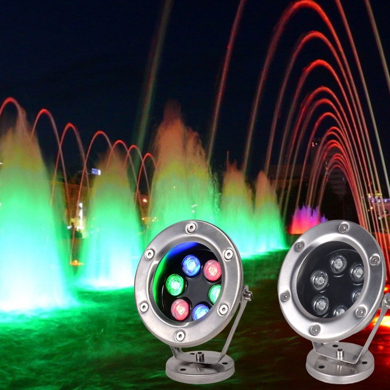 Multifunction Waterproof Wholesale Stainless Steel Material Pool Lamp Ip68 Swimming Led Underwater Pool Lights